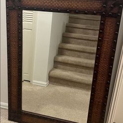Brown Large mirror