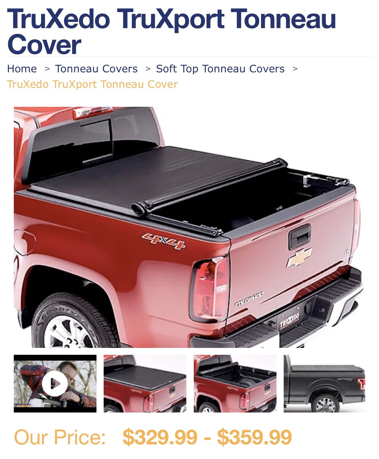 Truxedo Soft Tonneau Cover
