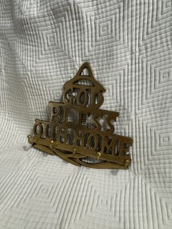 “God Bless Our Home” Key Hook