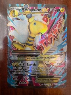Pokemon Mega M Ampharos EX 88/98 Full Art XY Ancient Origins NM/M PACK FRESH! 💫