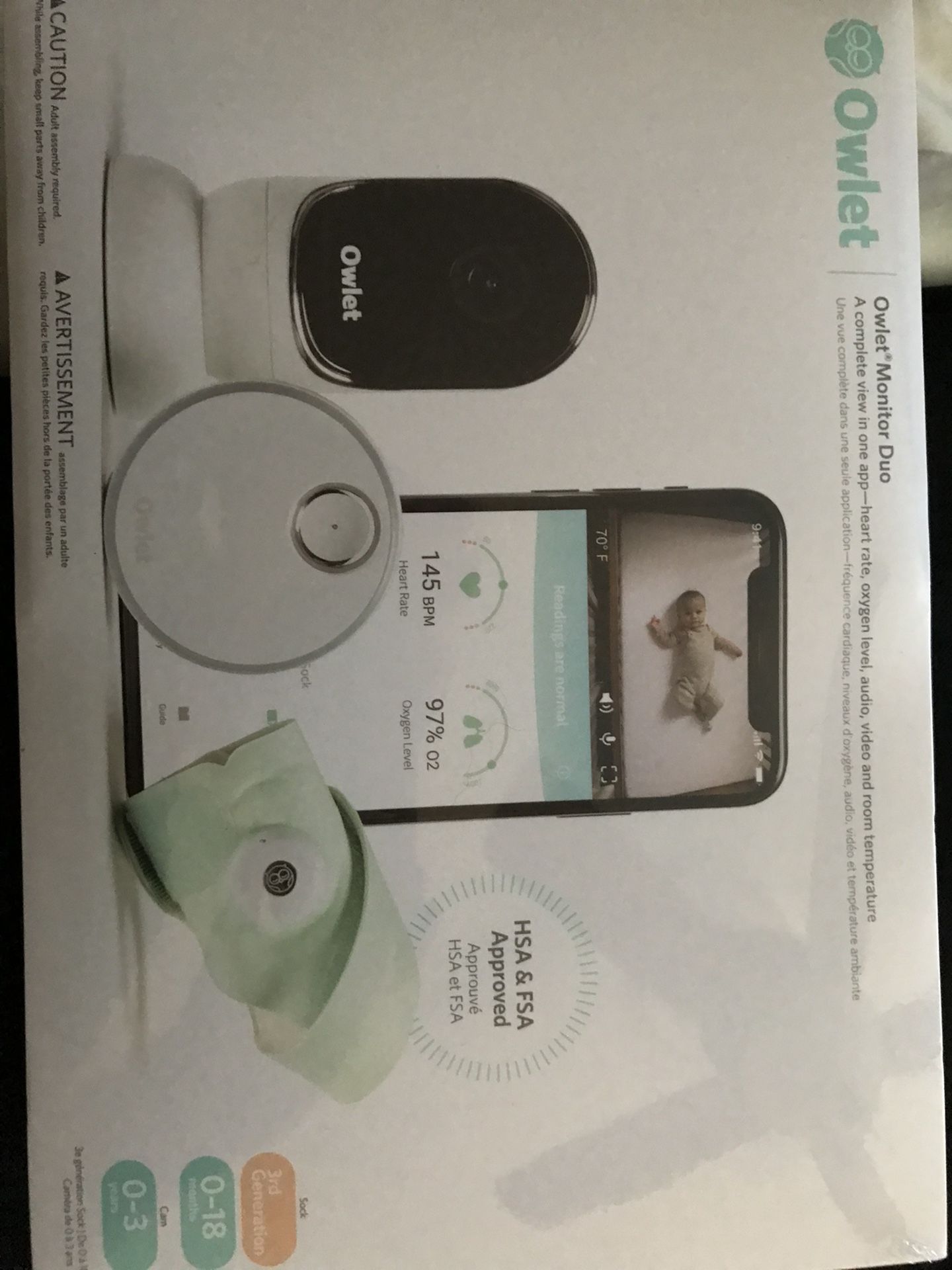 Owlet Smart Baby Monitor BRAND NEW! NIB