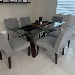 Dining Table 6 Chairs 