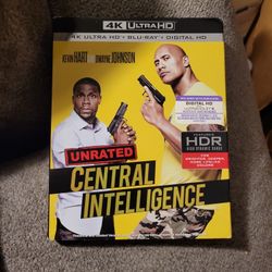 Central Intelligence 4K DVD Blu-ray