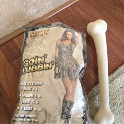 HALLOWEEN 🎃 CAVE WOMAN COSTUME SMALL