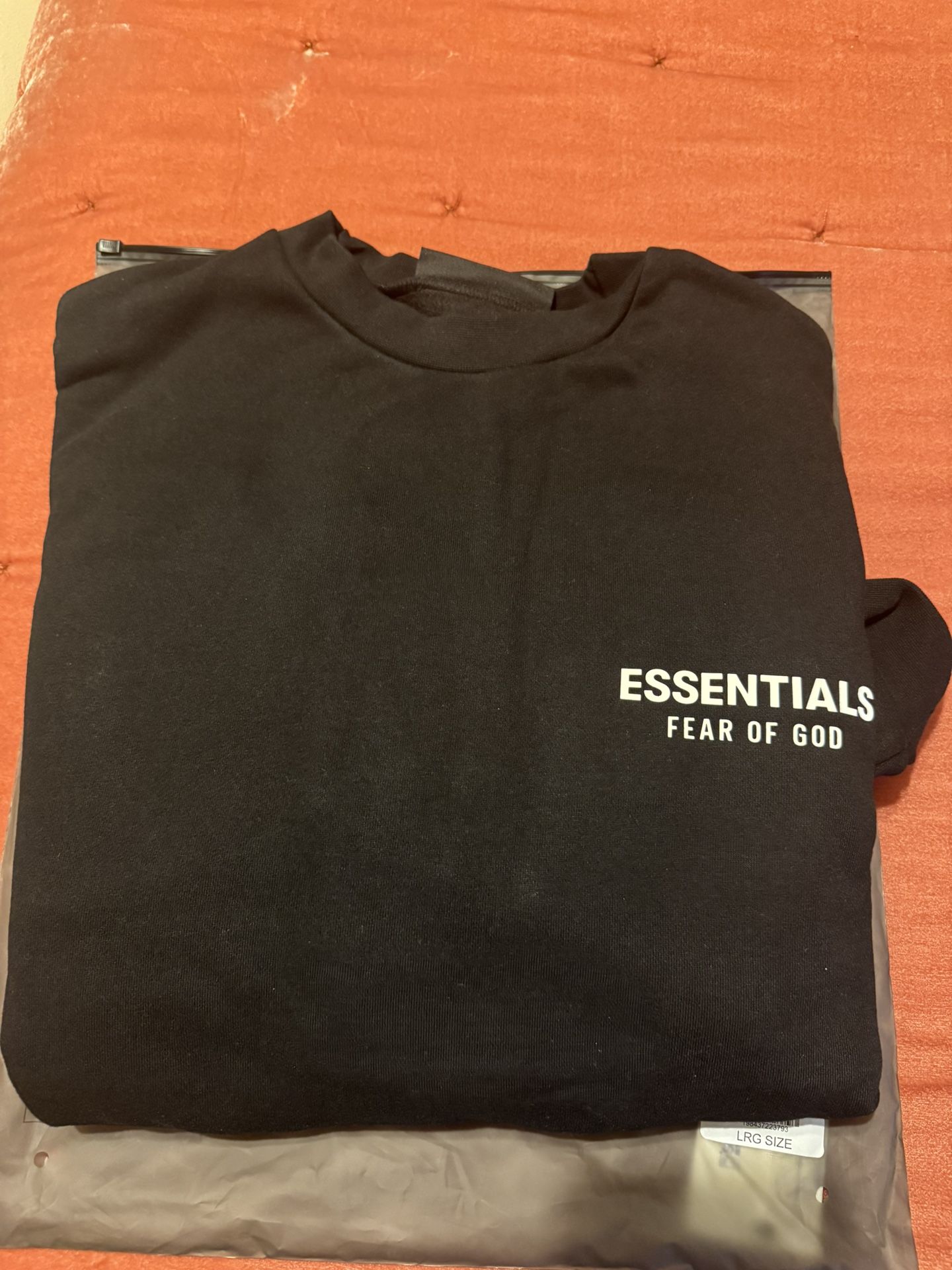 Essentials Fear Of God - Crewneck FW24 With QR Code