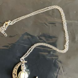 Necklace With Pendant New 9 Inch Chain