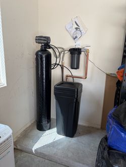 Water softener installation