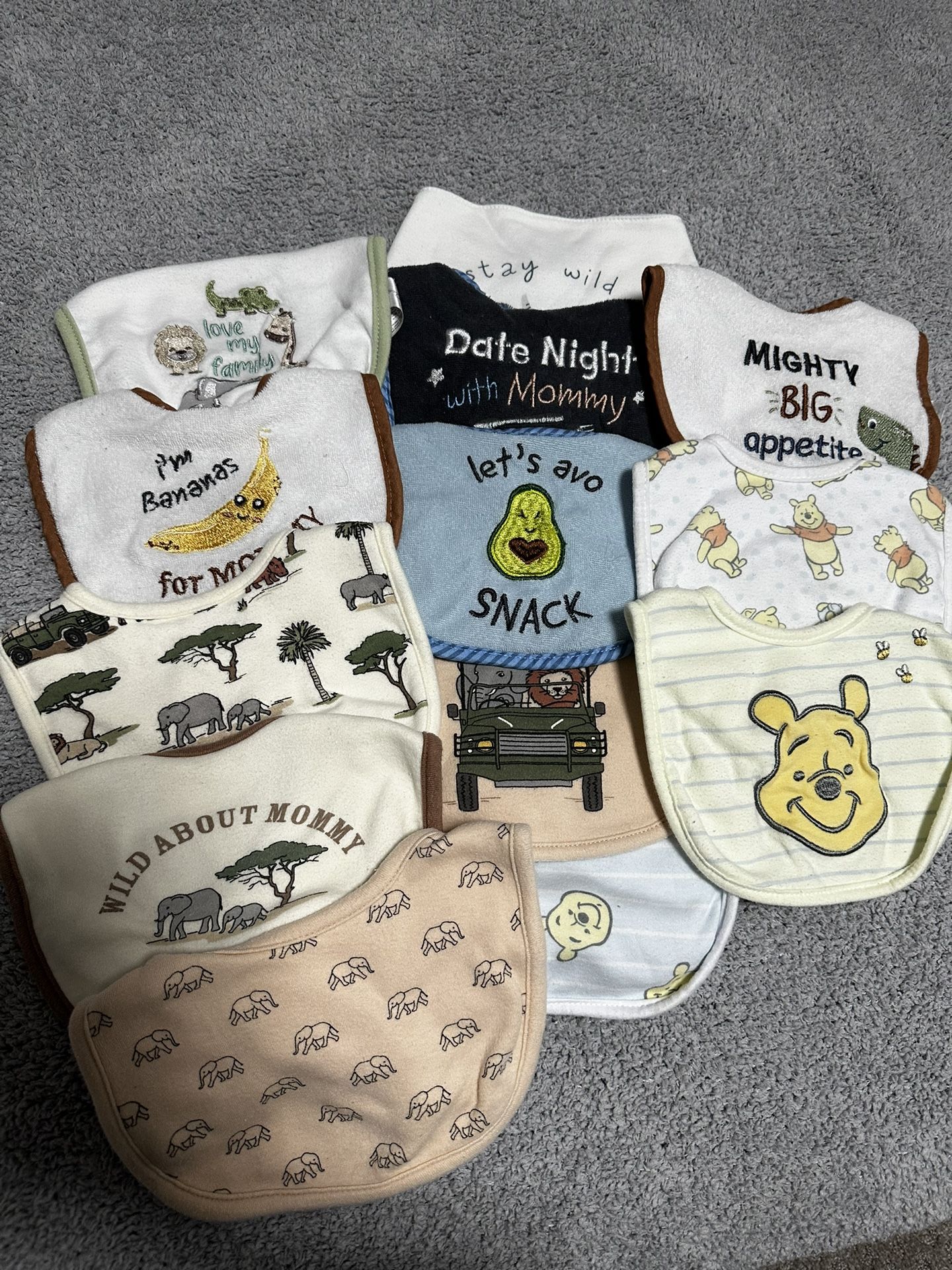 Never Used Baby Bibs