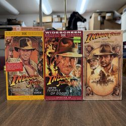 Indiana Jones VHS Tapes