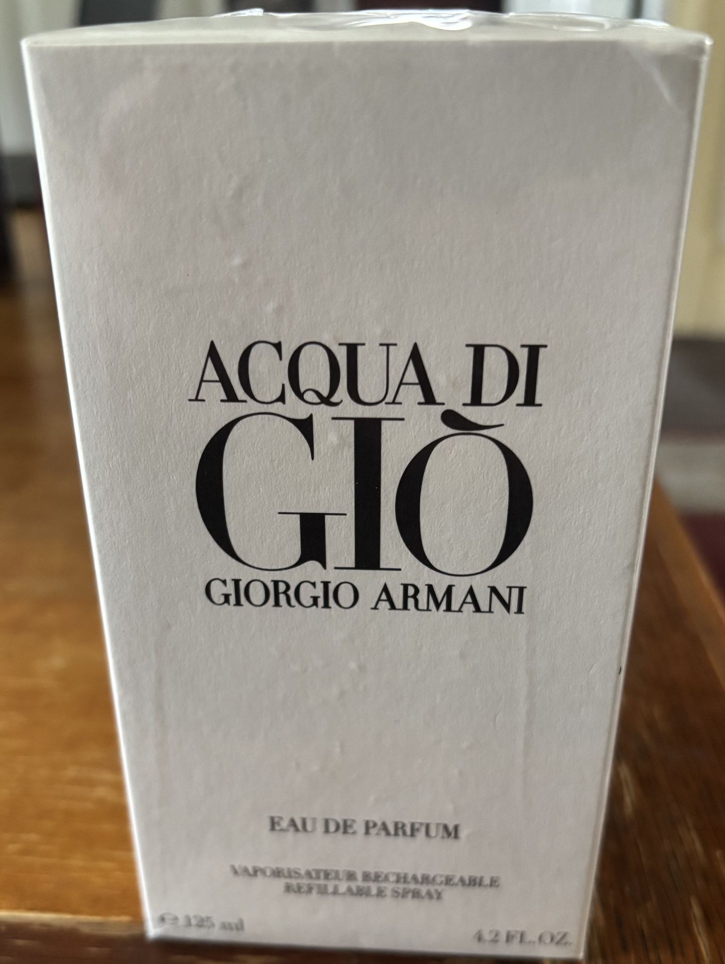 Acqua Di Gio 4.2FL Oz Men’s Cologne ! Brand New Sealed!