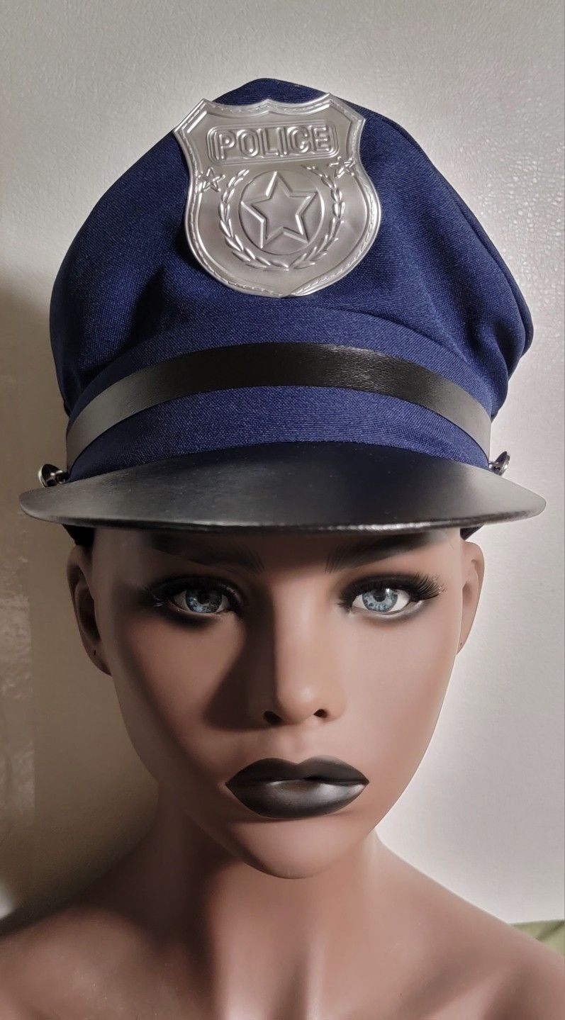 Womans Police Hat, Belt, Gloves and Handcuffs XL Costume