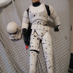 1997 Luke Skywalker Dressed as A Storm Trooper 