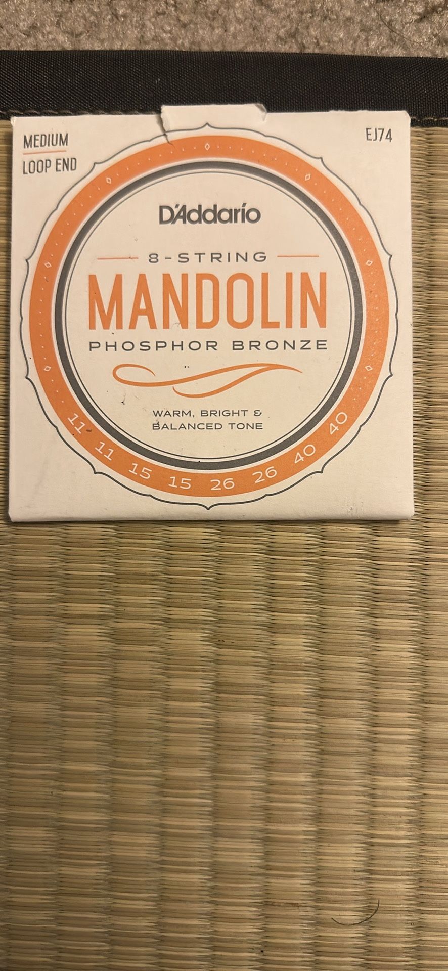D’Addario Mandolin Strings Phosphor Bronze - NEW