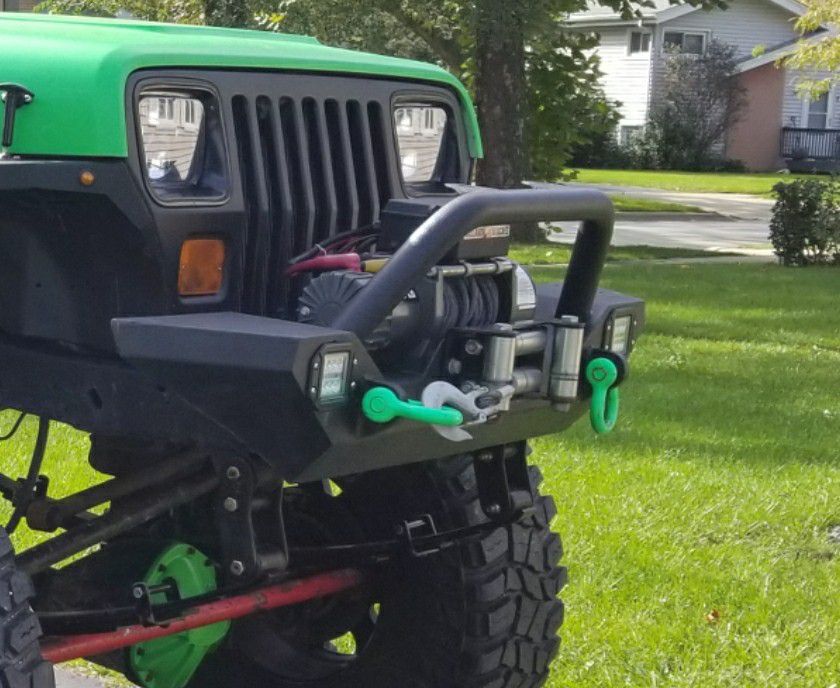 Front bumper for jeep wrangler YJ or TJ