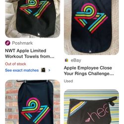 Brand New Apple Microfiber Towel, Rare, $100!