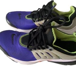 Mens 8 Nike Presto Blue Running Shoes 