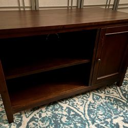 Sturdy Wooden TV Stand