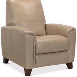 Brayna 35" Classic Leather Pushback Recliner