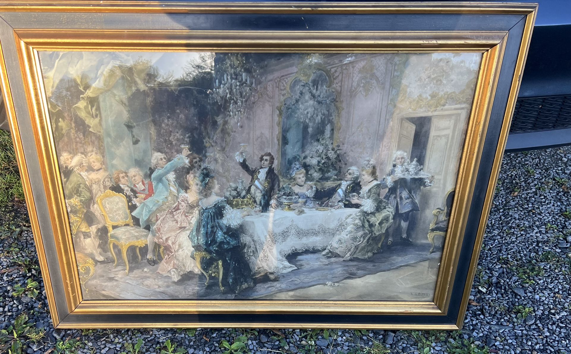 Antique beautiful Picture Wall Victorian