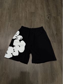 Denim tear shorts