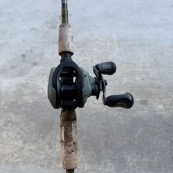 Abu Garcia Vengeance Bait aster on 5’6” Okuma Reflexions Rod #51.