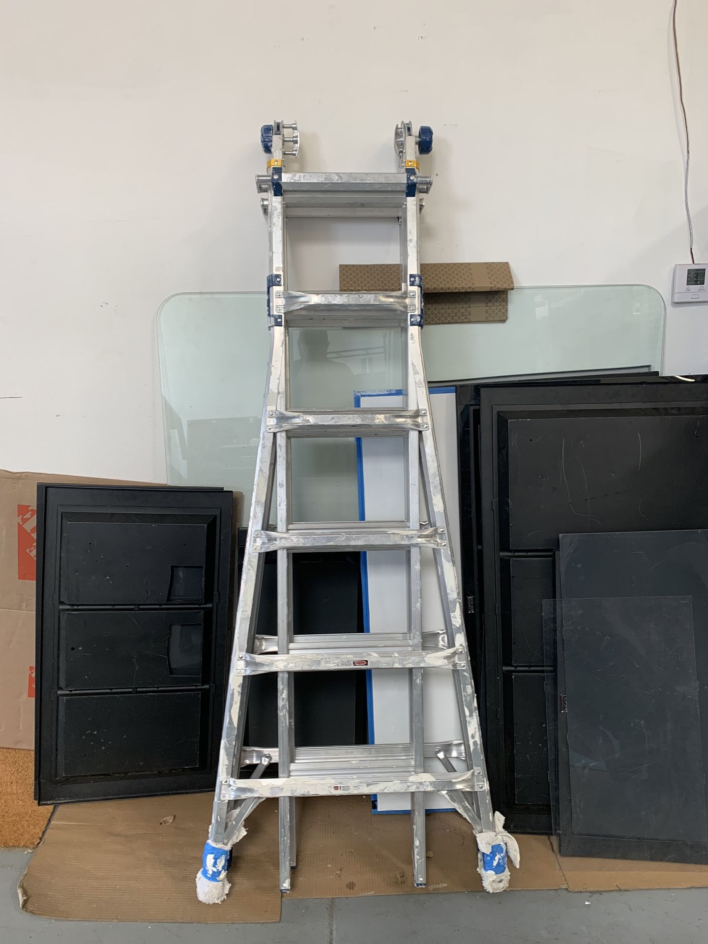 Werner  22 Ft A Frame Extension Ladder 