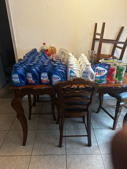 Laundry detergent $6 per bottle