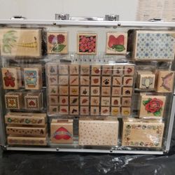Wooden Rubber Stamps Kit