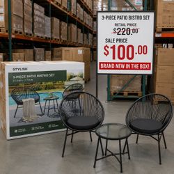 Brand new three and one patio set for $100