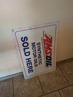 Amsoil Advertising Sign