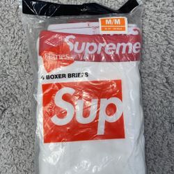 White Supreme Underwear 