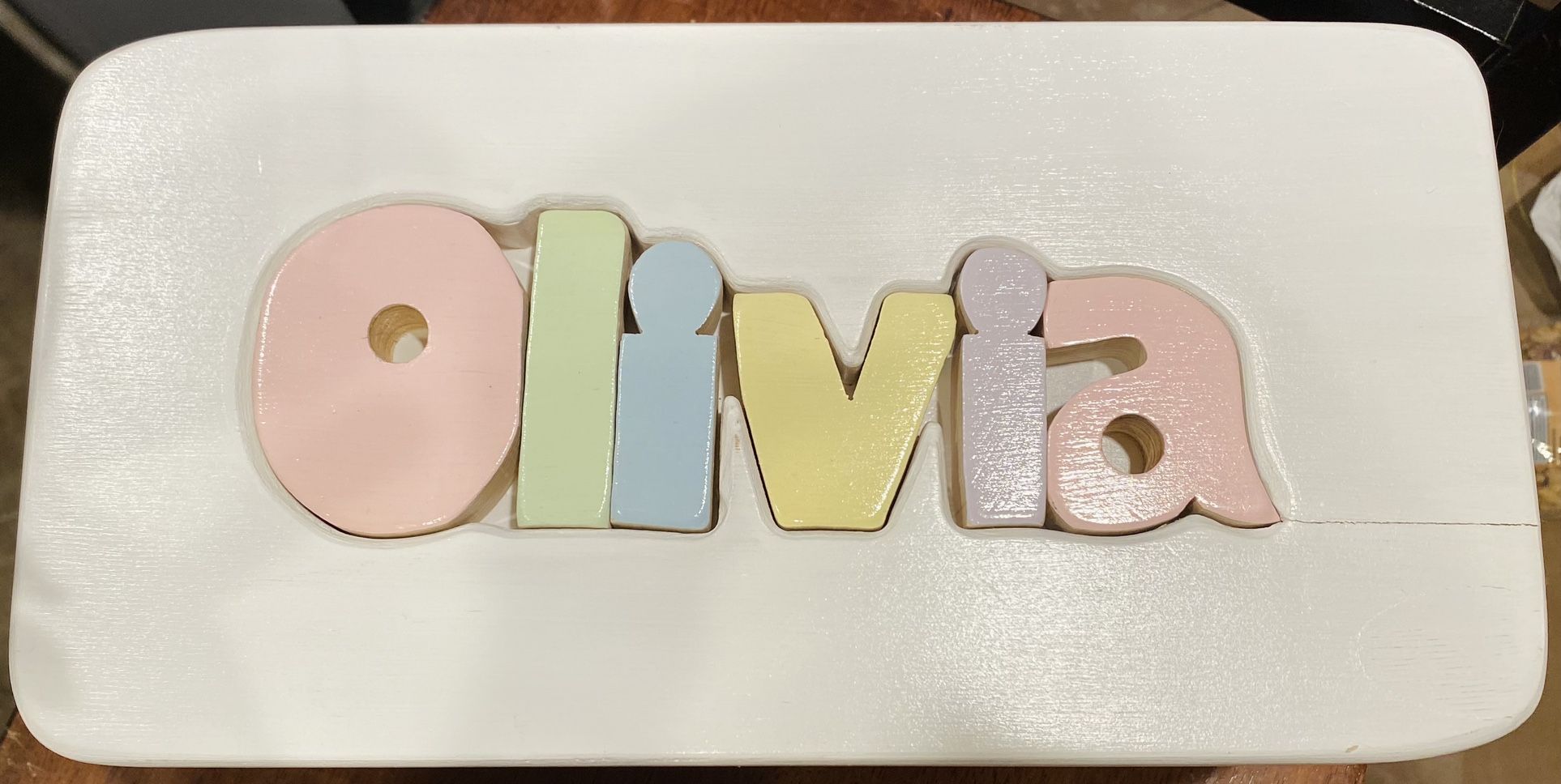 TinyKeepsakes Olivia Personalized Step stool