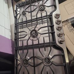 Gas Cooktop in Stainless Steel with 5 Burners