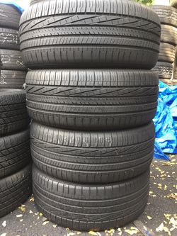 245/45/19 Goodyear eagle RSA set of used tires in great condition 60-70% tread 250$ for 4 . Installation and balance available, wheel alignment avail