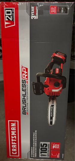 Craftsman electric chainsaw battery and charger included
