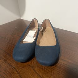 Old Navy Navy Blue Ballet Flats 