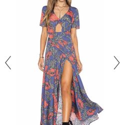 Tularosa Bishop Romper maxi dress size small