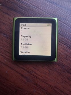 Apple iPod nano 6th Generation (8GB) in Special Green