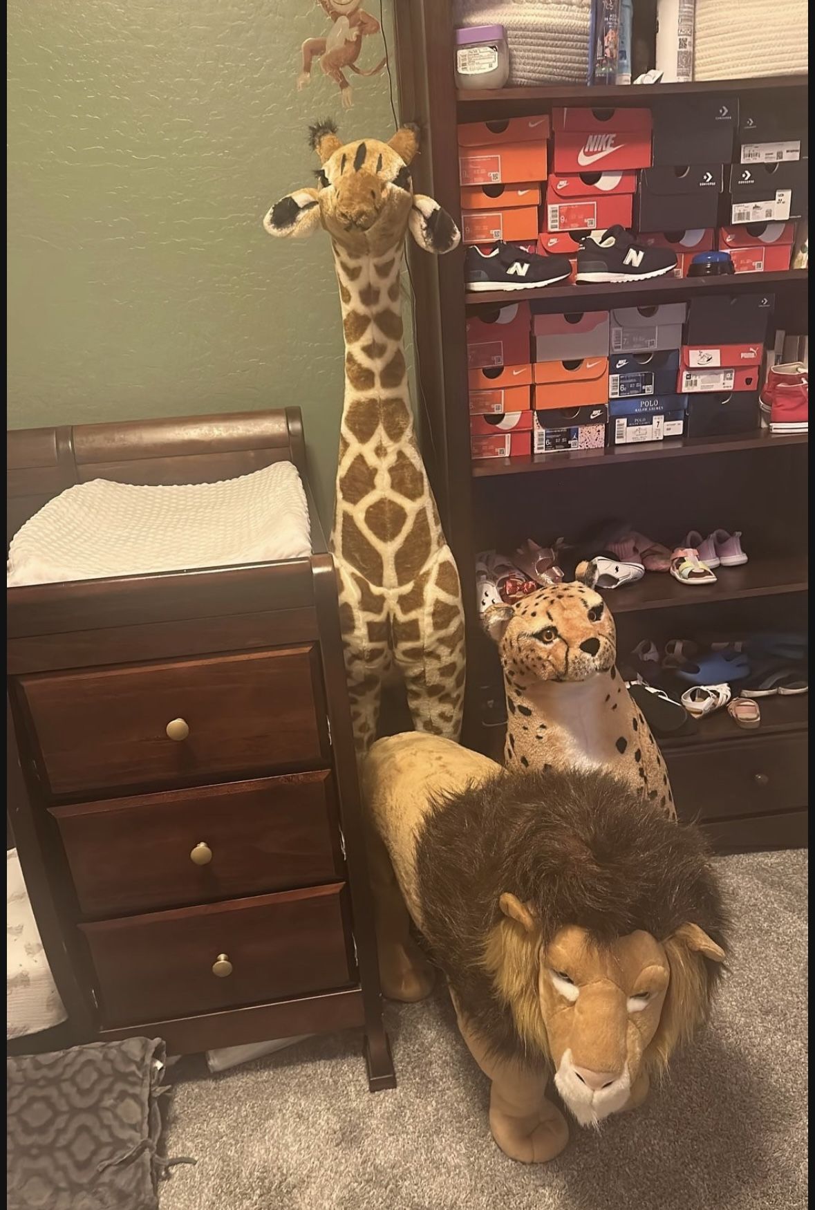 LARGE Jungle Stuffed Animals 