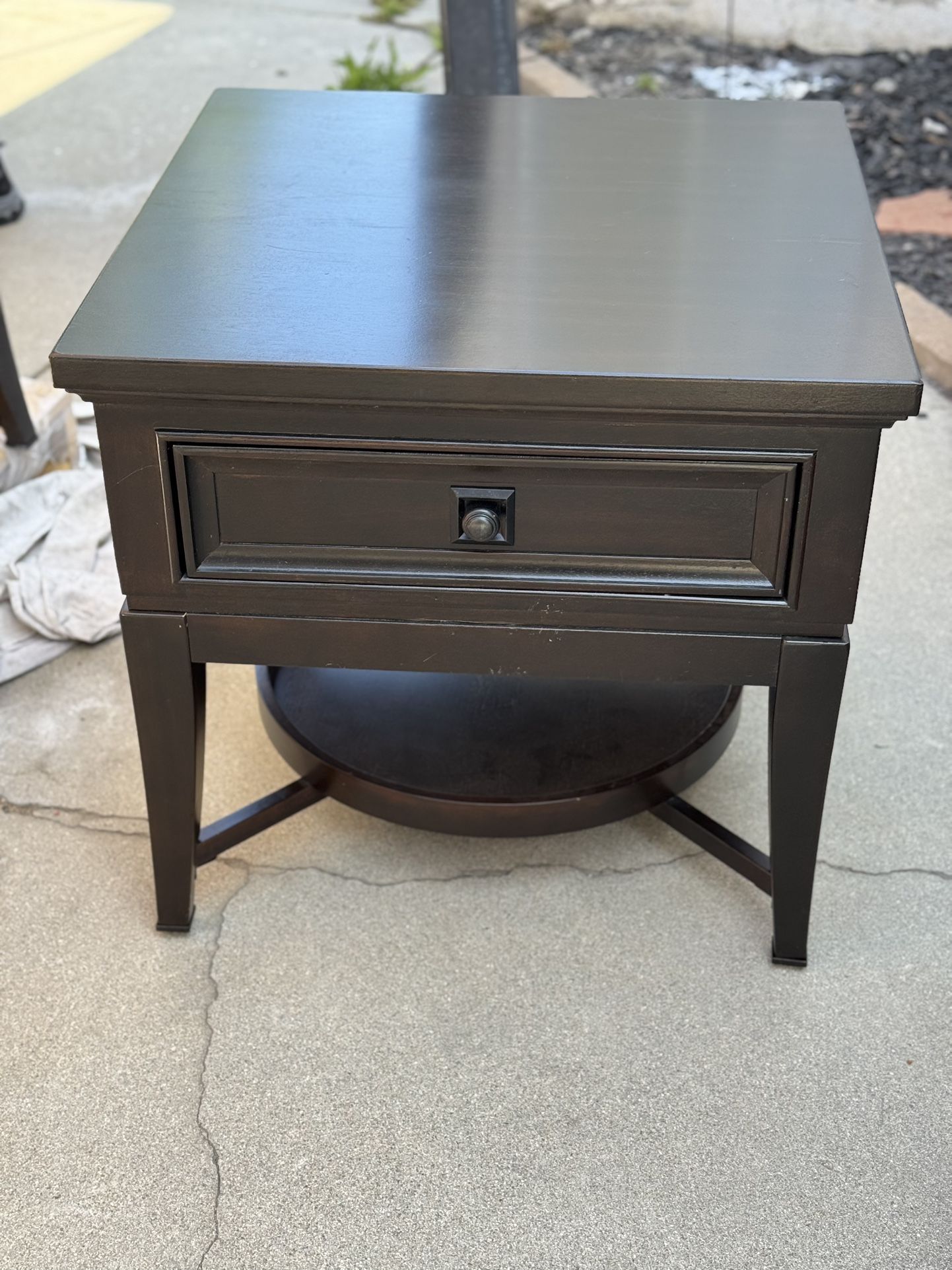 Espresso End Table