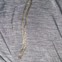 36 gram 18k Figaro chain