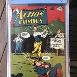 Action Comics #99 (1946) CBCS 7.0 — Exceptional White Pages; Wayne Boring CGC