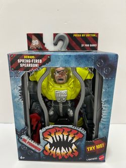 Street Sharks Dr Piranoid Figure New