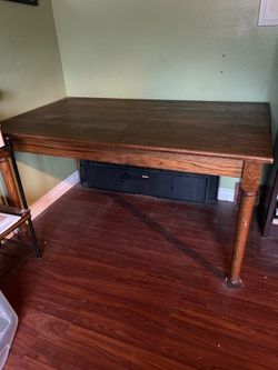 Cherry wood large table