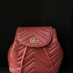 Gucci Marmont backpack Red 