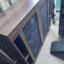Home Bar with Chalkboard Panes