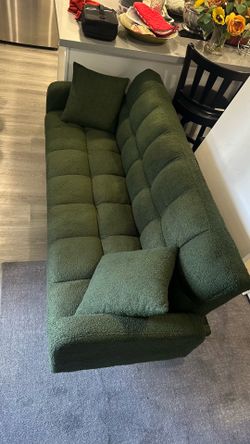 69" Adjustable Teddy Sofa Bed for Smaller Spaces (Futon type)