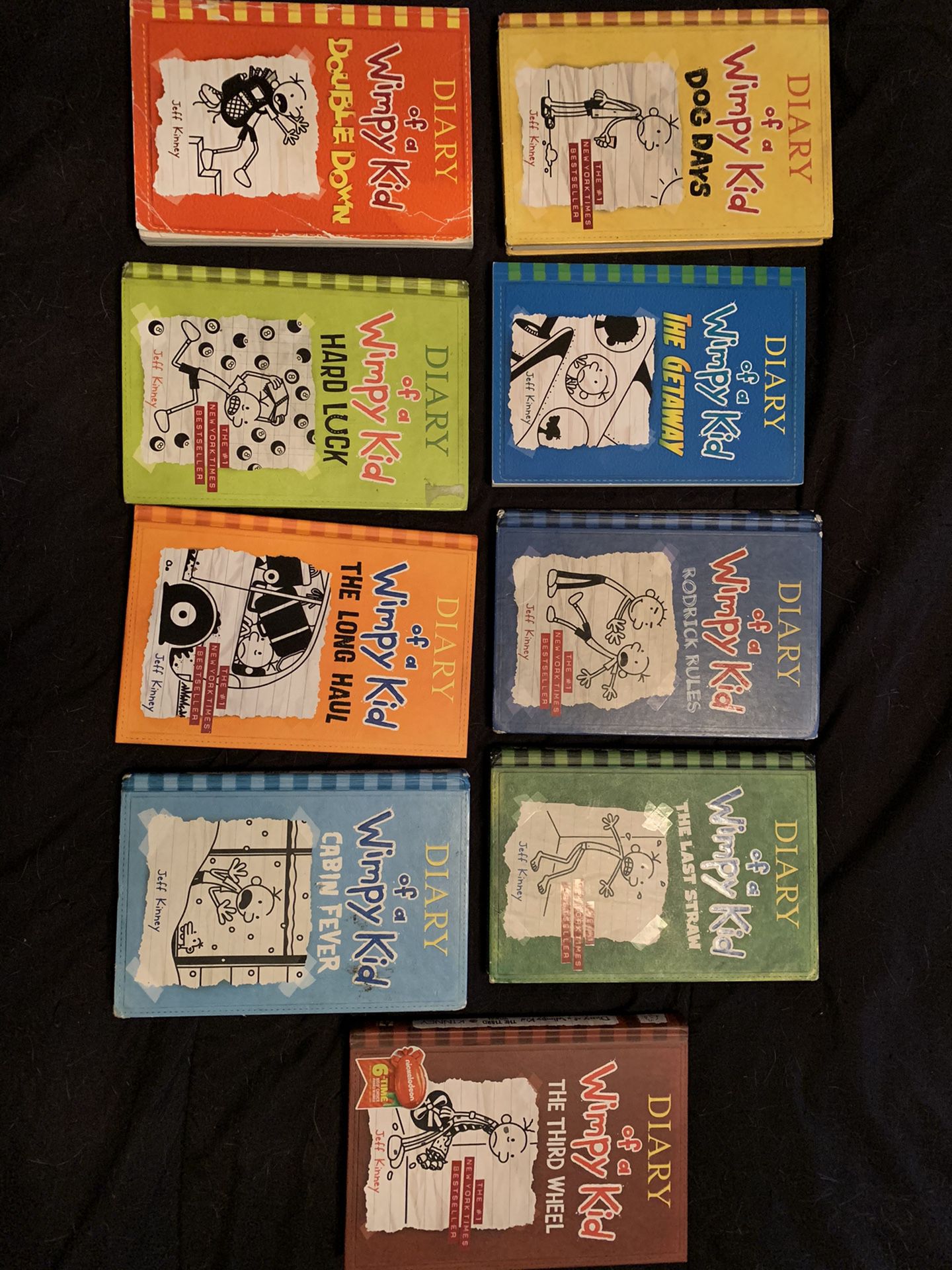 Diary of a wimpy kid series of books