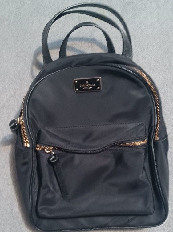 Kate Spade Nylon City Backpack New No Tags Black Travel School
