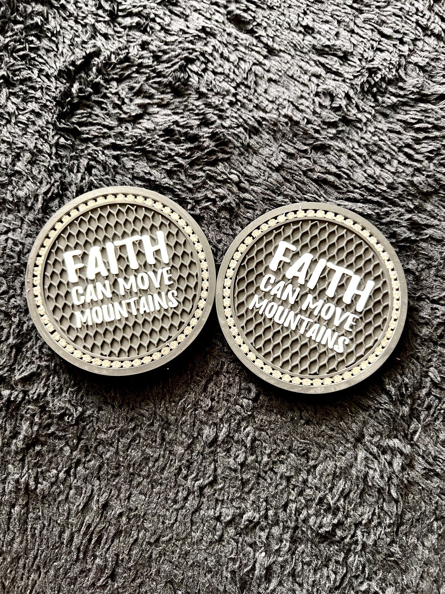 2PCS Universal Vehicle Bling Cup Coaster